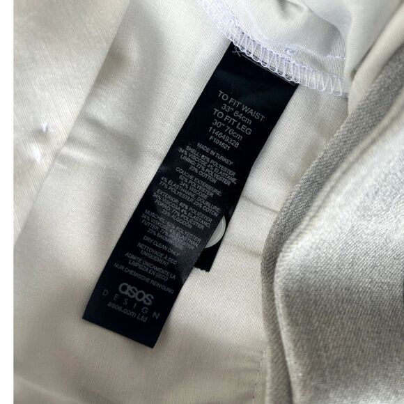 ASOS Design Mens Dress Pants Size 33/30 Tan - Picture 3 of 4